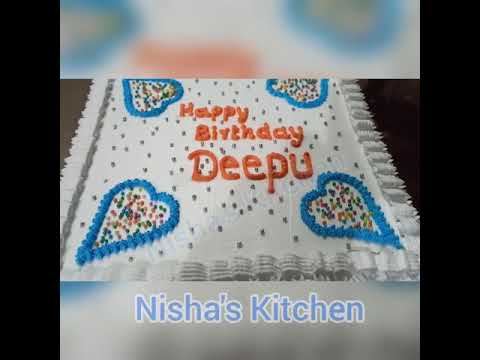 4 TIER BIRTHDAY CAKE