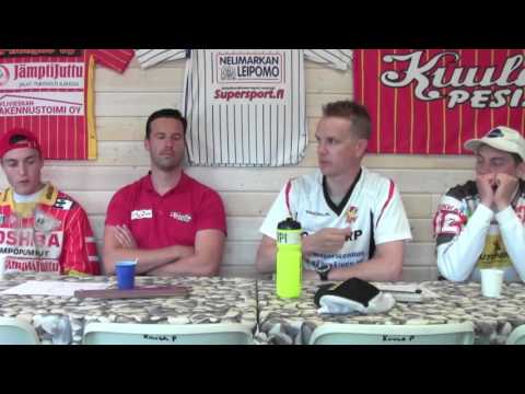 10.7.2016 Ylivieskan Kuula - Ulvilan Pesä-Veikot, lehdistötilaisuus