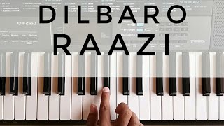 Dilbaro Piano Cover | Raazi | Alia Bhatt | Harshdeep Kaur | Shankar Ehsaan Loy