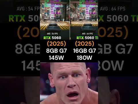 RTX 5060 vs 5060 Ti – Which One Should You Buy? ⚡💸#shorts