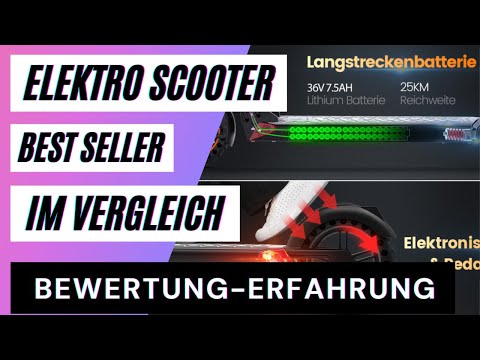 Best Seller Elektro-Scooter im Vergleich. Die Fünf beste Elektro Roller-Bewertungen, Reviews