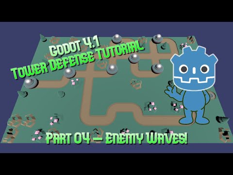 Godot 4.1 Tower Defense Tutorial - Part 04 (Enemy Waves and States)