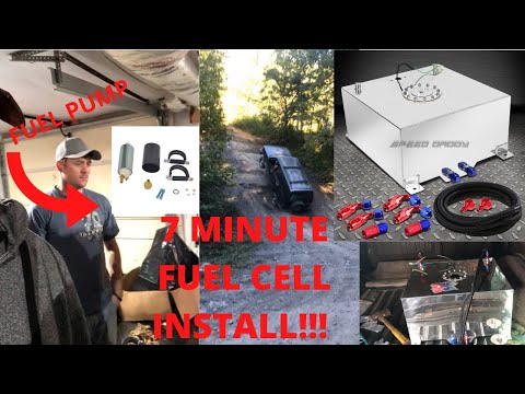 Ebay Fuel Cell install+review in under 8 minutes and how-to fuel pump replacement!