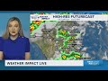 Weather Impact Live Tracking Incoming Scattered Showers And Isolated Storms
