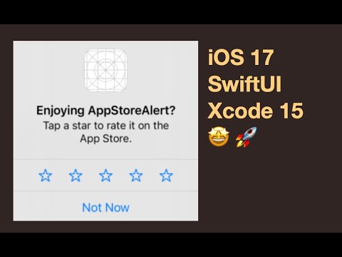 Show App Store Rating in App - SwiftUI, Xcode 15