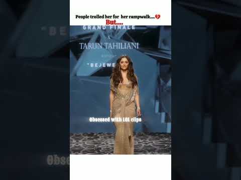 Aneet 's rampwalk got my heart out 💔😑#aneetpadda#ahaanpanday#saiyaara#viralsongs#trending#love