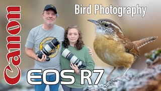 Canon R7 Bird Photography with RF 100-500 Lens! Heather Joins!