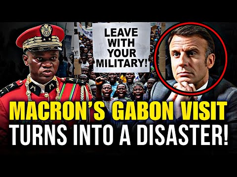 SHOCK: French President HUMILIATED in Gabon – Youths Scream “GET OUT!” in His Face!