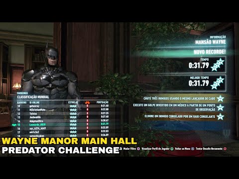 Batman: Arkham Knight - Wayne Manor Main Hall - Predator Challenge