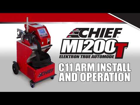 6  Chief® 양면용접기 MI200T Training  C11 Arm Setup & Operation  판금수리필수장비 YouTube