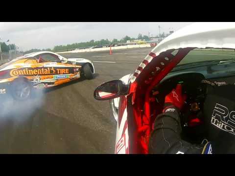 Jonathan Guitard chasing Dany ''Babu'' Bernier - Formula Drift Canada - Autodrome Montmagny