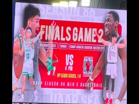 UAAP Season 86 Men's Basketball Finals Game 2: DLSU Green Archers vs. UP Fighting Maroons