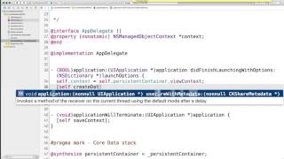 Core Data CRUD (Create, Read, Update, Delete) + Creating a Basic App (Objective-C)