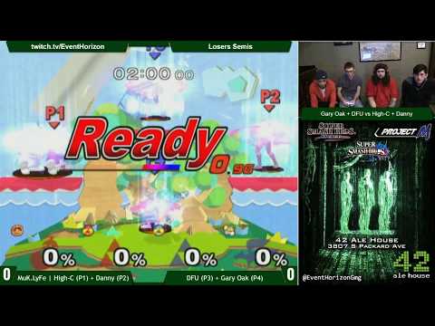 Construct 92 - MuK.LyFe  High-C + Danny vs DFU + Gary Oak - Melee Doubles LS