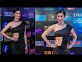 Actress Shruti Haasan Look Super Gorgeous In Stylish Black Outfit At South Award Show
