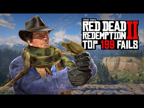 TOP 199 FUNNIEST FAILS in Red Dead Redemption 2