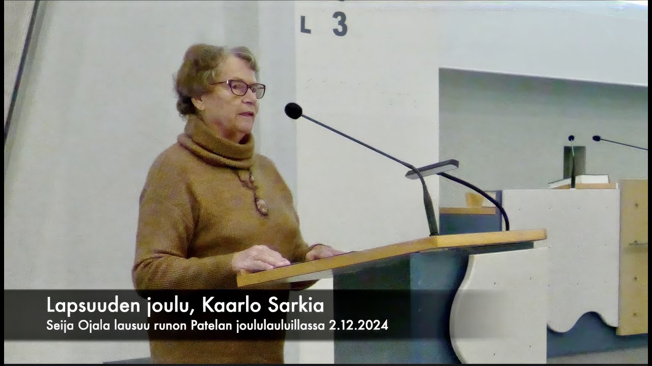 Lapsuuden joulu, K Sarkia
