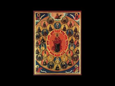 Troparul Sfinților Athoniți, glasul I, podobie "Piatra fiind pecetluită", sindomo (pe scurt).