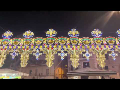 BITRITTO (BA) Madonna di costantinopoli 2025 - Luminarie FANIUOLO