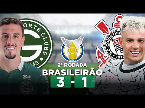GOIÁS 3 x 1 CORINTHIANS Brasileirão Série A 2023 2ª Rodada | Narração