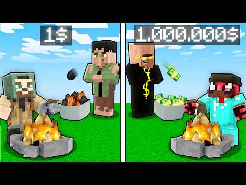 ZENGİN DİLENCİ VS FAKİR DİLENCİ - Minecraft