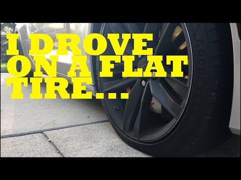 YouTube video about: How long can you drive on a run flat tire?