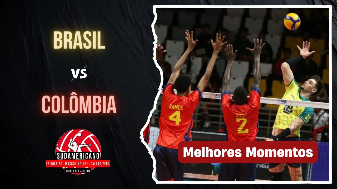 🏆FINAL | Brasil X Colômbia | MELHORES MOMENTOS | Sul-Americano de Vôlei Masculino Sub-21 2024