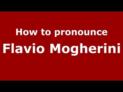 How to pronounce Flavio Mogherini (Italian/Italy) - PronounceNames.com