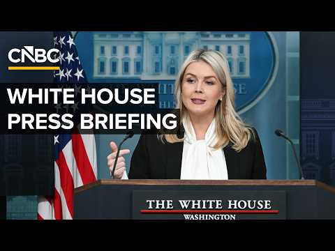 White House press secretary Karoline Leavitt holds a briefing with reporters — 3/25/2026