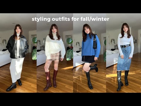 styling outfits for fall + capsule wardrobe inspo
