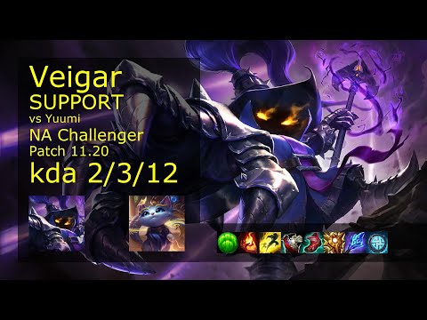 Veigar Support & Miss Fortune vs Yuumi & Vayne - NA Challenger 2/3/12 Patch 11.20 Gameplay