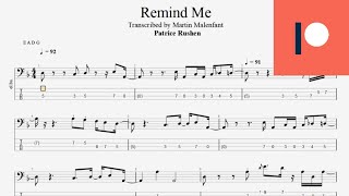 Patrice Rushen - Remind Me (bass tab)