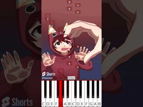 Garten of Banban 3 Finger Heart | Fancy Refill (@fash) - Octave Piano Tutorial