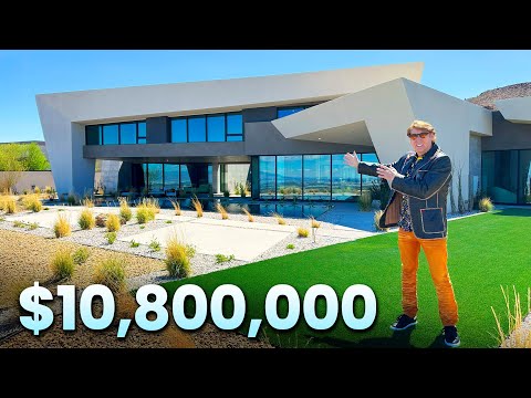 TOURING A $10,800,000 LAS VEGAS MODERN MANSION!
