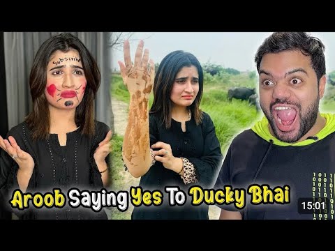 Aroob Saying Yes To Ducky Bhai For 24 Hours😱|| Gone Wrong😭💔