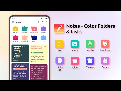Notes : Color Folders & To-dos