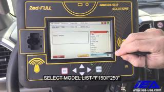 2016 FORD F150 BLADED KEY PROGRAMMING WITH ZED-FULL