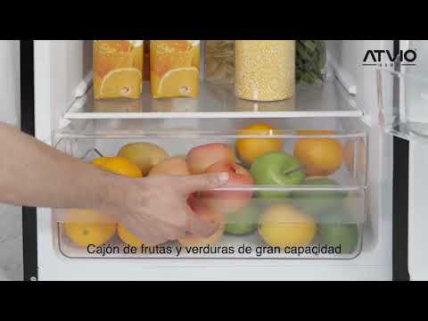 thumbnail video image 2 of Refrigerador 7.3 Pies Atvio AT-7.3TMS Silver, 2 of 2
