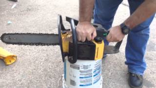 McCulloch Pro-Mac 610 Chainsaw - Cold Start