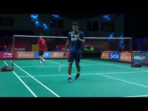 Chico Aura Dwi Wardoyo INA vs Lakshya Sen IND - Badminton Asia Team Championships 2022