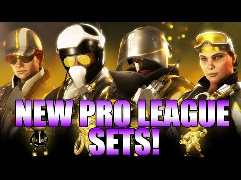 NEW PRO LEAGUE SETS (ASH, ROOK, MOZZIE, GRIDLOCK)!- Rainbow Six Siege Skin Showcase