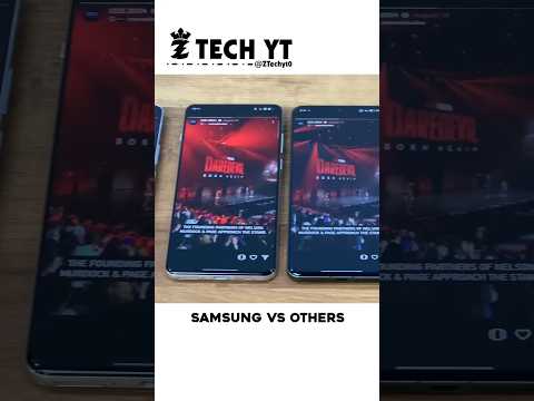 Samsung Vs Other Phones #shorts #shortvideo #short #samsung #samsunggalaxy #samsungmobile #tech #yt