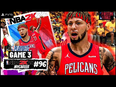 NBA 2K21 My Career Next Gen EP 96 - 2K22 Cover Athlete - Playoffs Western Conference Finals G3 (PS5)