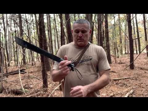 Carrying A Machete on your back