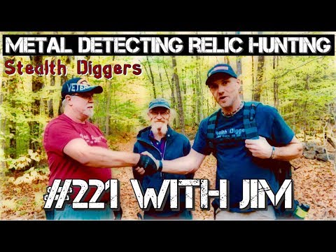 With Jim #221 Metal detecting 1700's colonial NH Cellar holes Garrett ATGOLD ATPRO XP DEUS detectors