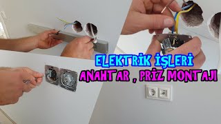 #ELEKTRİK #ANAHTAR , #PRİZ #MONTAJI YAPIYORUZ / TEMİZ #İŞÇİLİK / EVİNİ