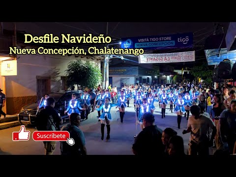 Bonito Desfile Navideño En La Nueva Concepción, Chalatenango, EL SALVADOR 2025.
