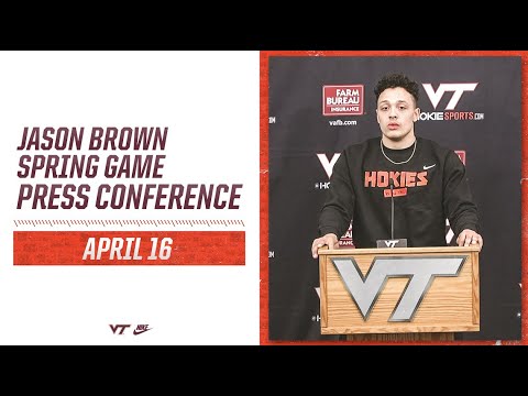 FB: 2022 Spring Game Press Conference (Jason Brown)