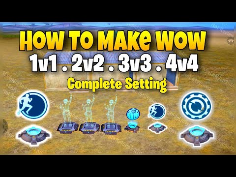 WOW Map Tutorial PUBG Mobile | Create Custom 1v1 2v2 3v3 4v4 Maps Like a Pro! #pubgmobile #pubg