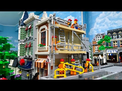 Baustelle - Bau einer Lego Stadt Teil 255.